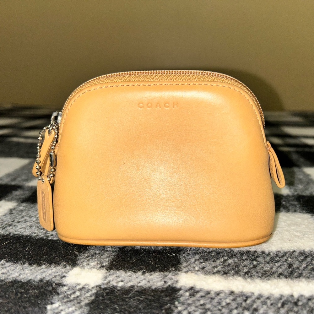 Coach Dome Coin Purse in Camel